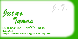 jutas tamas business card